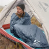 Ультралёгкий спальный мешок NATUREHIKE 6927595777947L LW180 тип конверт лето Blue Size M молния слева